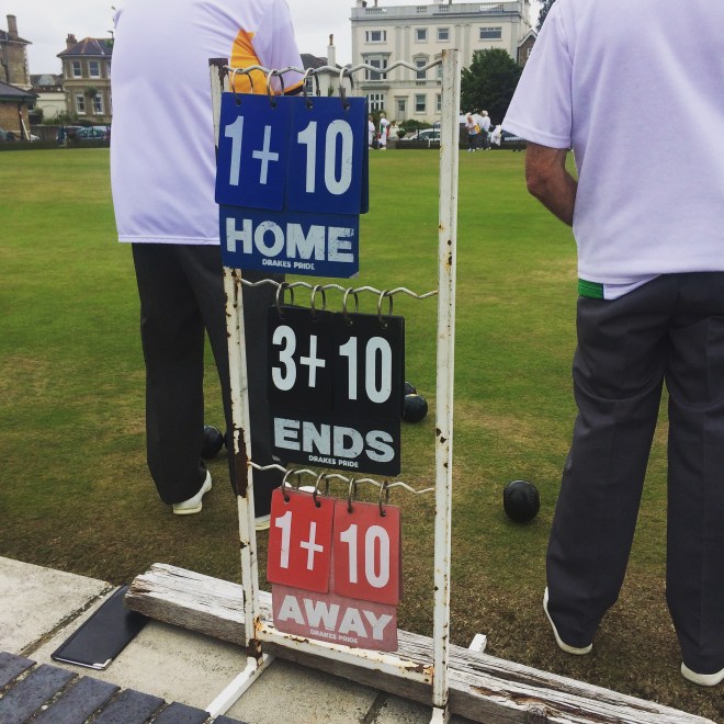 Bowling scores on Ryde esplanade